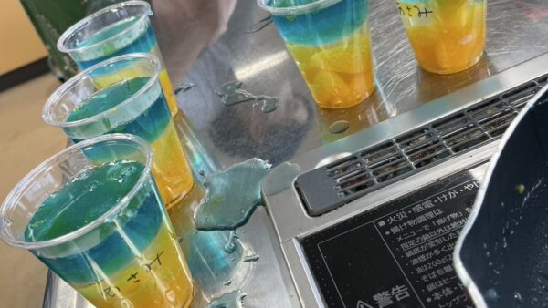 7月13日　サイダーゼリー作り🥤
